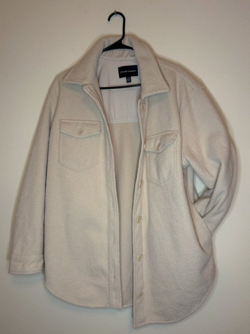 Hillary Radley Women's Jacket Cream in Size L